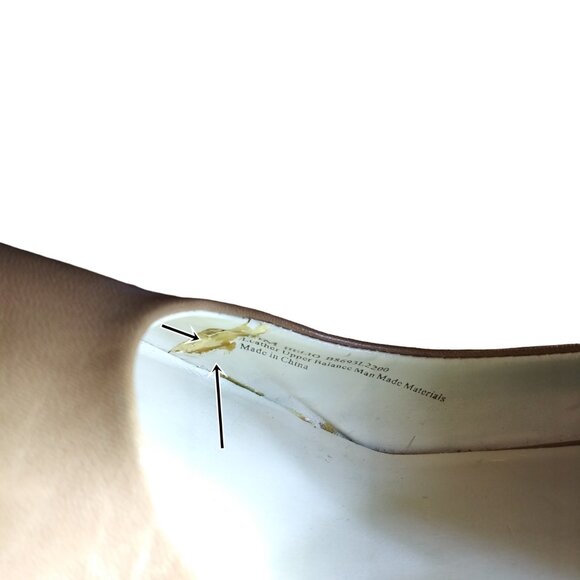 Franco Sarto Helio Leather Wedge Pumps, Size 10M Wedge Shoe, High Heel Wedge - Picture 5 of 16